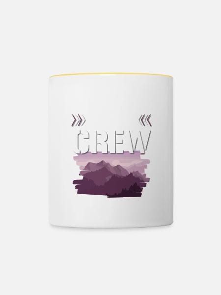 Wildlife Party Crew - Tasse zweifarbig - Weiß/Gelb