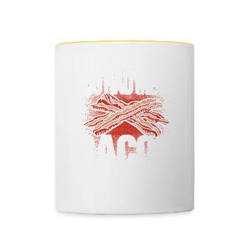 You had me at Bacon - Contrasting Mug - white/yellow - Front