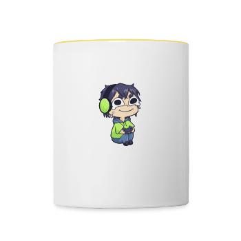 Always Be Yourself Unless Gamer - Tasse zweifarbig - Weiß/Gelb - Vorne
