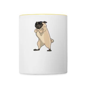 It's A Pug Thing You Wouldn't Understand - Contrasting Mug - white/yellow - Front
