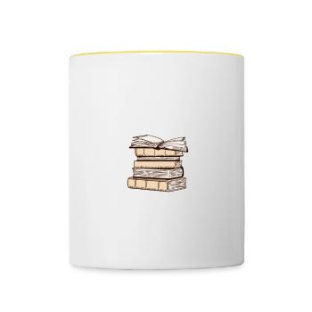 As Soon As I Finish This Chapter 2 - Contrasting Mug - white/yellow - Front
