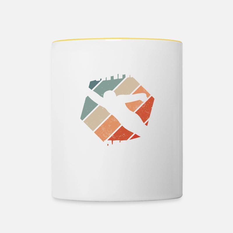 Swim - Contrasting Mug - white/yellow