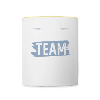 Motorcycle Team - Contrasting Mug - white/yellow - Front
