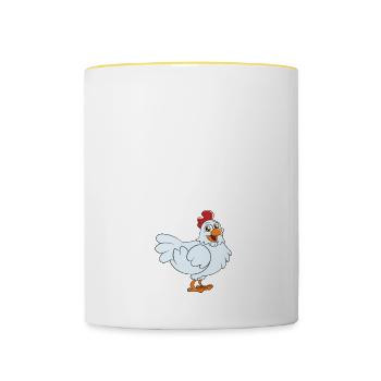 Its A Chicken Thing You Wouldn't Understand - Contrasting Mug - white/yellow - Front