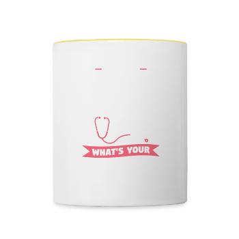 I'm An Orthopedic Surgeon Nurse What's Your - Contrasting Mug - white/yellow - Front