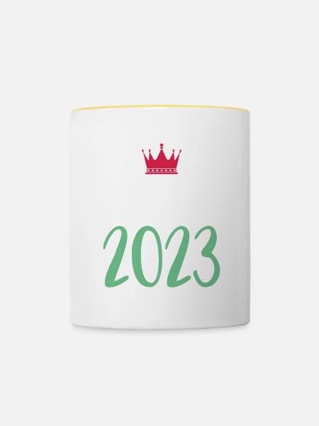 Lloret De Mar 2023 - Tasse zweifarbig - Weiß/Gelb