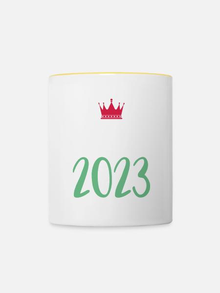 Tirol 2023 - Tasse zweifarbig - Weiß/Gelb
