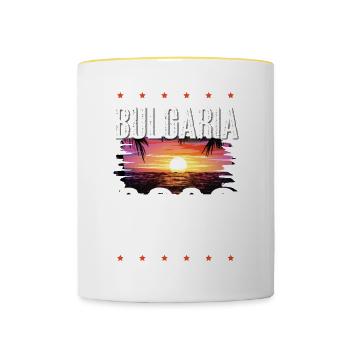 Bulgaria 2023 - Contrasting Mug - white/yellow - Front
