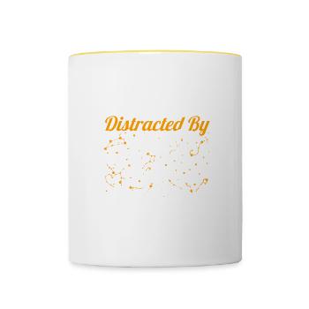 Stargazer Poison Cosmology Stargazing - Contrasting Mug - white/yellow - Front