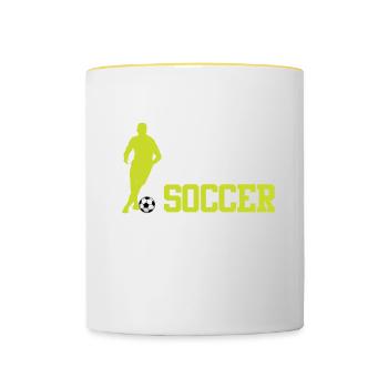 J’ai - Mug contrasté - blanc/jaune - Devant