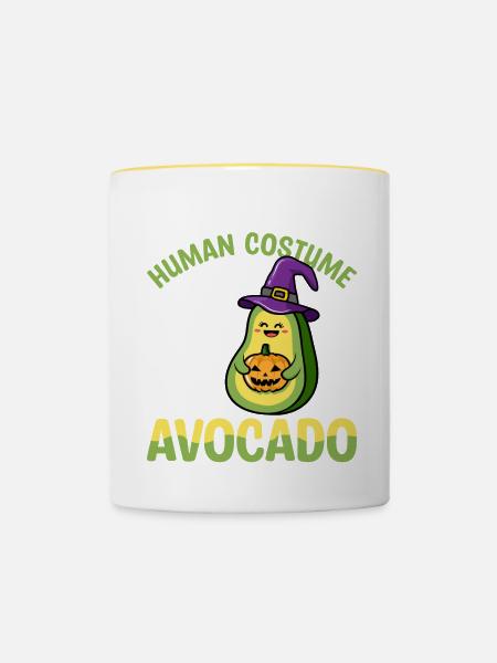 Wirklich Ein Avocado-guacamole-liebhaber Avocados - Tasse zweifarbig - Weiß/Gelb