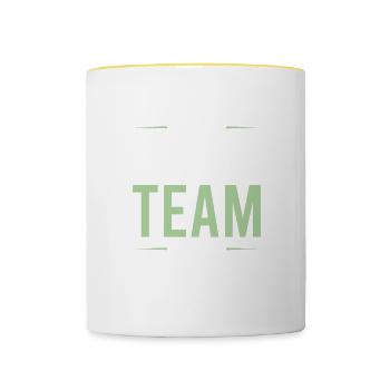 Racing Team - Contrasting Mug - white/yellow - Front