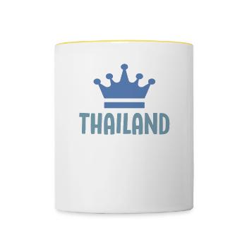 Thailand 2023 Krona - Contrasting Mug - white/yellow - Front