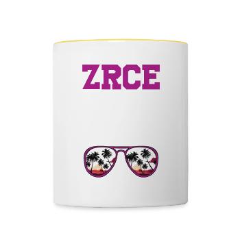 Zrce 23 Trikot 2023 - Tasse zweifarbig - Weiß/Gelb - Vorne