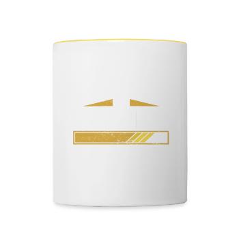 Biologiste Cadeau Biologie - Mug contrasté - blanc/jaune - Devant