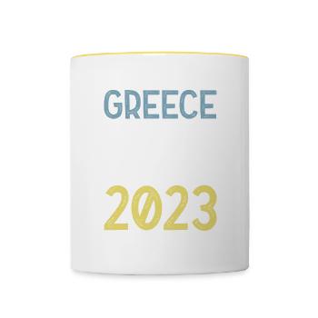 Greece 2023 Krona - Contrasting Mug - white/yellow - Front