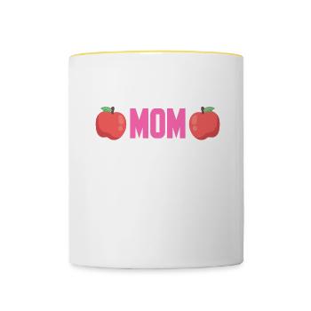 Tutor Geschenk Tutor - Tasse zweifarbig - Weiß/Gelb - Vorne