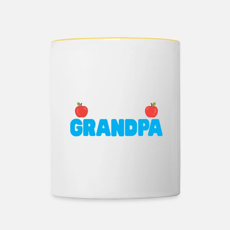 Tutor Geschenk Tutor - Tasse zweifarbig - Weiß/Gelb