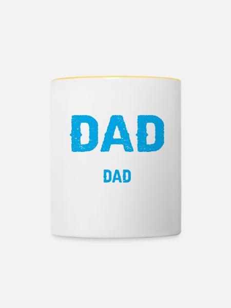 Optiker Geschenk Optometrie - Tasse zweifarbig - Weiß/Gelb