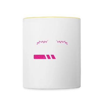 Caregiver Gift Nurse - Contrasting Mug - white/yellow - Front