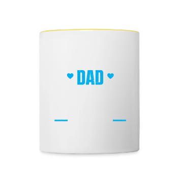 Caregiver Gift Nurse - Contrasting Mug - white/yellow - Front