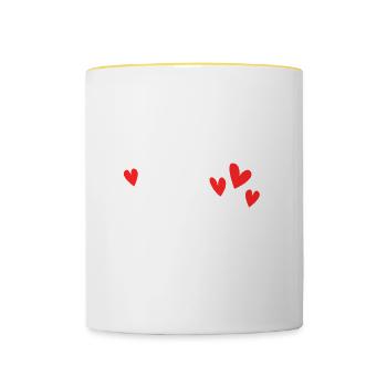 Caregiver Gift Nurse - Contrasting Mug - white/yellow - Front