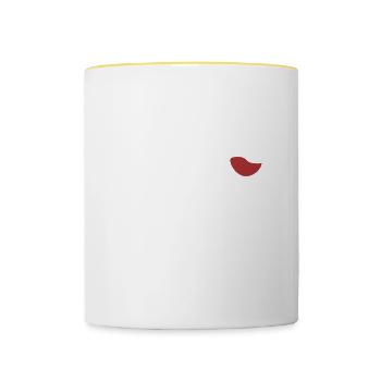 Ce comptable a besoin de Wine Accounting CPA - Mug contrasté - blanc/jaune - Devant