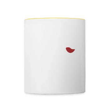 This Chemist Needs Wine Science Chemistry - Contrasting Mug - white/yellow - Front