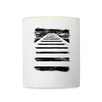 Railway - Contrasting Mug - white/yellow - Front