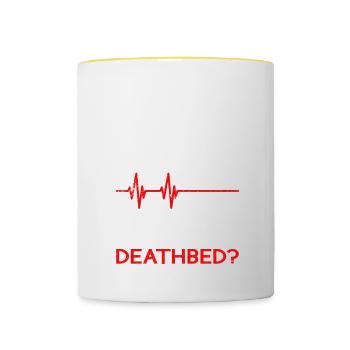 Funny Nurse Gifts - Contrasting Mug - white/yellow - Front