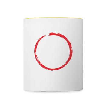 Real Estate Agents Real Estate Agents - Contrasting Mug - white/yellow - Front