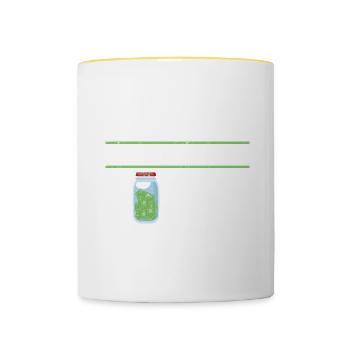Bartender Gift Job Waiter Bartender - Contrasting Mug - white/yellow - Front