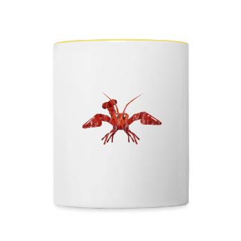 Chicken Of The Ditch 3 - Contrasting Mug - white/yellow - Front