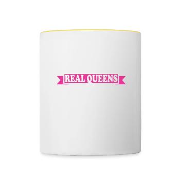 52 Jahre alt Geburtstag 1972 Geburtstag - Tasse zweifarbig - Weiß/Gelb - Vorne