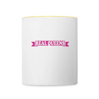 59 Année Anniversaire 1965 Anniversaire - Mug contrasté - blanc/jaune - Devant