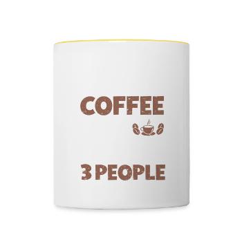 Barista Coffee - Contrasting Mug - white/yellow - Front