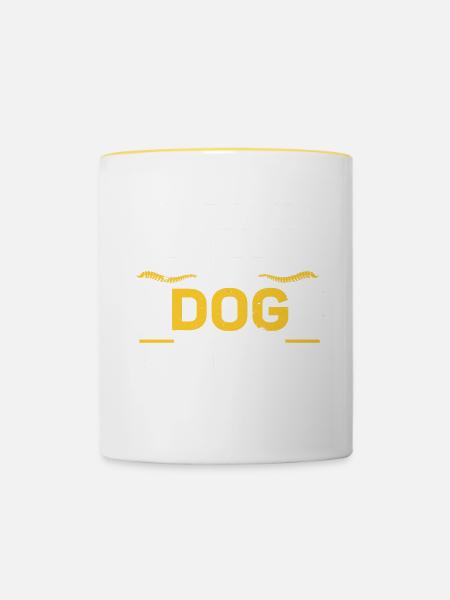Chiropraktiker Chiropraktik - Tasse zweifarbig - Weiß/Gelb
