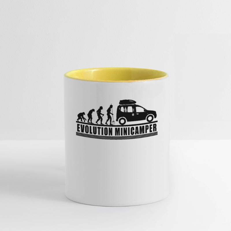 Evolution Minicamper Camping-Camper Microcamper Tasse zweifarbig