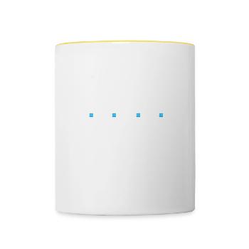 Orthodontist Orthodontic Dental - Contrasting Mug - white/yellow - Front