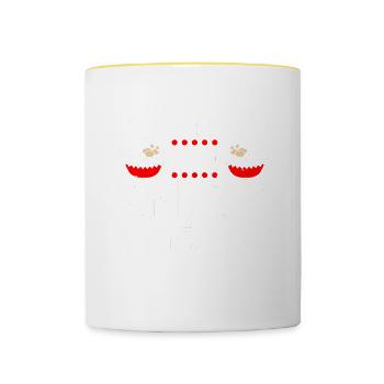 Ramen Lover Japanese Noodle Soup Ramen - Contrasting Mug - white/yellow - Front