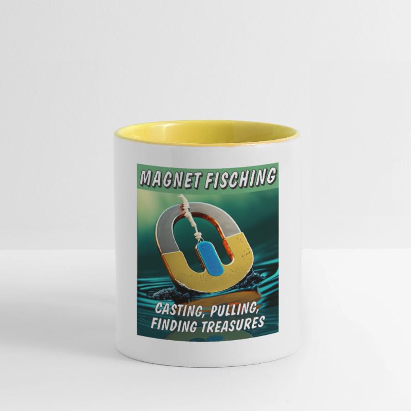 MAGNETFISCHING CASTING PULLING FINDING Contrasting Mug