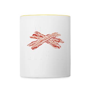 Bacon Lover You Had Me At Bacon - Contrasting Mug - white/yellow - Front