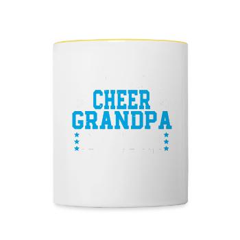 Cheerleading Cheerleader Base Flyer - Contrasting Mug - white/yellow - Front