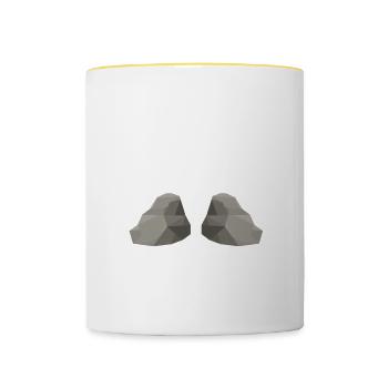 Rock Collector Geology Geologist - Tasse zweifarbig - Weiß/Gelb - Vorne