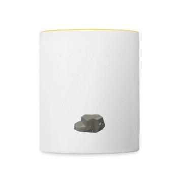 Rock Collector Geology Geologist - Tasse zweifarbig - Weiß/Gelb - Vorne
