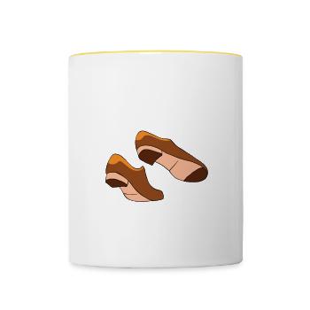 Tap Dance Tap Dancing Tap Dancer - Contrasting Mug - white/yellow - Front