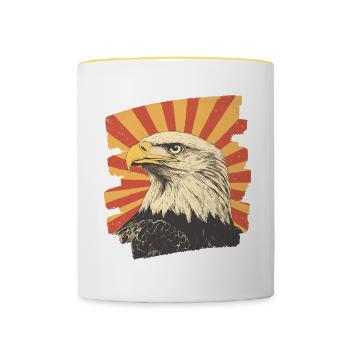Aigle - Mug contrasté - blanc/jaune - Devant