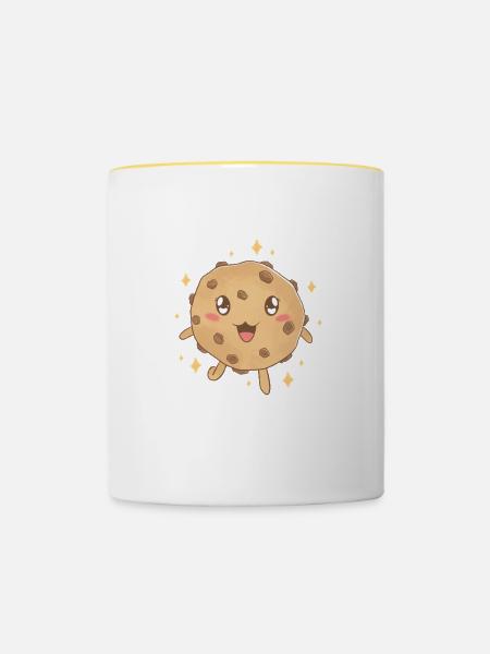 Baking Bakery Baker - Tasse zweifarbig - Weiß/Gelb