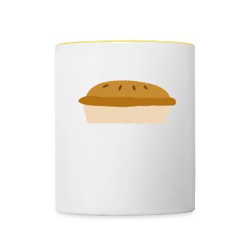 Boulangerie Boulangerie Boulanger - Mug contrasté - blanc/jaune - Devant