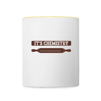 Baking Bakery Baker - Tasse zweifarbig - Weiß/Gelb - Vorne